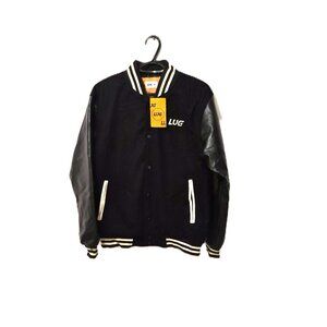 LUG Keep the Dream Alive Varsity Bomber Jacket Streetwear Logomania Preppy Sport